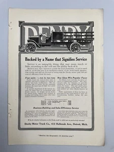 1915 Denby Motor Truck Co Detroit MI Print Ad - Picture 1 of 1