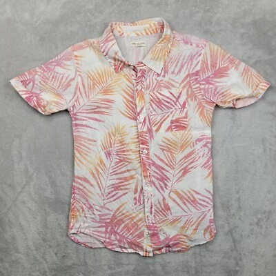 Camisa Appaman Niños Mediana Abotonada Hawaiana Floral Batik Crucero Resort Juventud Foto 1 de 4