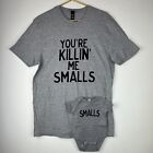 Ensemble de tee-shirt gris District pour hommes You're Killing Me Smalls L & Infant 6 mois