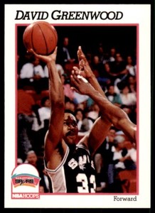 1991-92 Hoops David Greenwood San Antonio Spurs #192