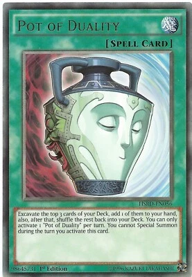 Pot of Duality HSRD-EN056 Rare Yu-Gi-Oh Card 1st Edition New - Image 1 of 3