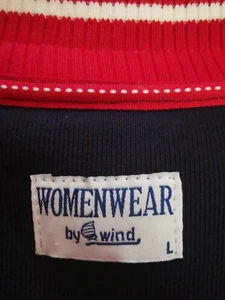 Wind, Sweatshirt, Pullover, Henley, Gr. L,maritim, Rot, Baumwollmischung, neu - Bild 1 von 8