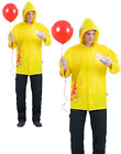 IT Chapter 2 Georgie Costume Clown Yellow Raincoat Adults Fancy Dress