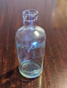 Vintage Glass Listerine Bottle - 5.5" x 2.25"