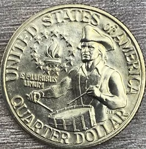 1776 1976 (P) Drummer Boy Brilliant Uncirculated Quarter With FREE SHIPPING - Picture 1 of 2
