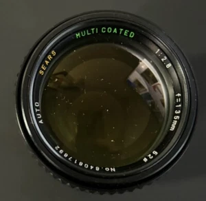 Sears Multi Coated 135mm  f/2.8 macro/soft focus/telephoto lens 840817892 Pentax - Picture 1 of 9