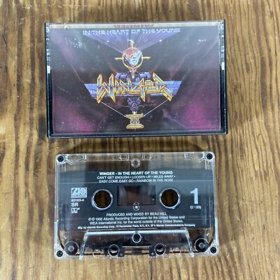 Winger - In The Heart of the Young - 1990 Audio Cassette Hard Rock   - Image 1 of 4
