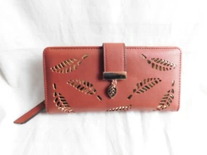 Stilvolle lange Damen-Geldbörse aus PU-Leder mit Reißverschluss für Damen - Bild 1 von 2