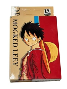 NEW Deck Of One Piece Anime Playing Cards Poker Deck  Monkey D Luffy MOGKED LEEY - Picture 1 of 4