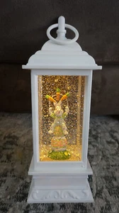 RAZ-White Easter Water Lantern (Snow Globe) - Picture 1 of 9