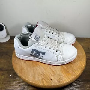 DC Gaveler Skate White Shoes Vintage Rare Sneakers Slip On Mens Size 10 - Picture 1 of 8