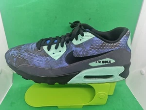 Nike Air Max 90 Premium 700157_403Running Shoe Men Sz 13 Hyper Cobalt/Green Glow - Picture 1 of 21