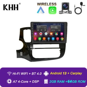 Autoradio Für Mitsubishi Outlander 2012-2018 Android 13 Carplay GPS Navi 2G+64GB - Bild 1 von 20