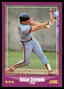 Partitura Brian Downing California Angels 1988 #44 - Imagen 1 de 2