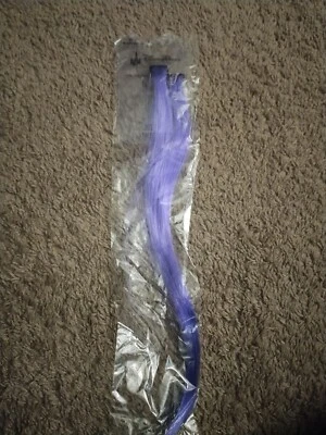 Walt Disney Princess Purple Hair Clip In  Extension Accessories New Pkg. 16" 2pc - Image 1 of 4