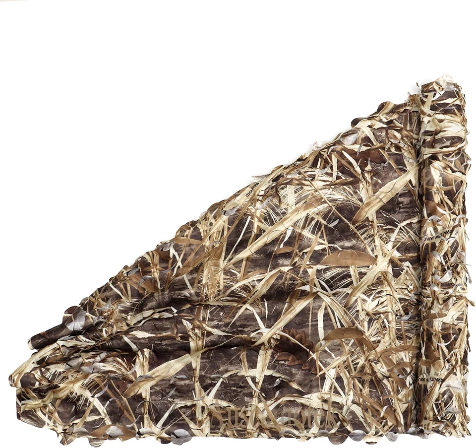 Red de camuflaje para pato material ciego suave silencioso hierba seca 5X20 pies Foto 1 de 4