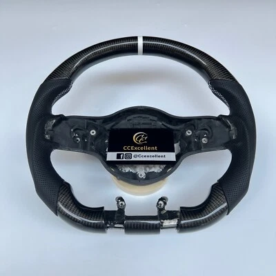 For Mercedes-Benz A35 W177 GT C190 C63S W205 809 AMG Carbon Fiber Steering Wheel - Image 1 of 4