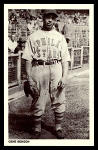 #F081 GENE BENSON Oddball Negro League Baseball Card FREE SHIP