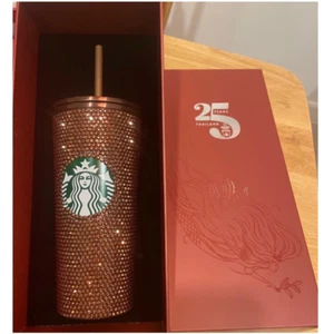 Starbucks Tumbler Copper Thailand 25th Year Cerebrate Collection 24 Oz - Picture 1 of 2