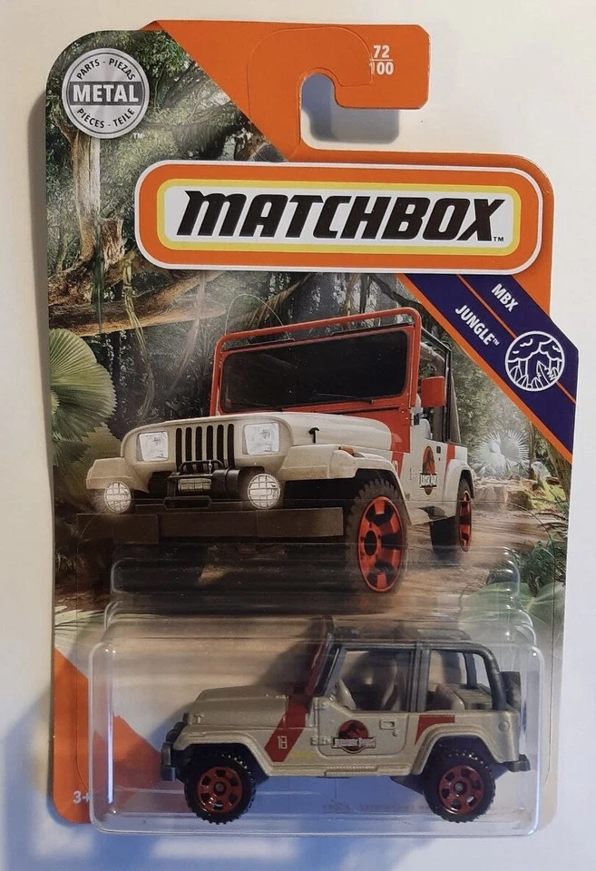METAL MATCHBOX JEEP WRANGLER ROLLBAR #10 - Immagine 1 di 1