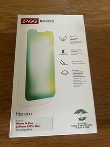 Zagg Invisible Shield Screen Protector Flex Eco iPhone 14 Plus iPhone 13 Pro Max - Picture 1 of 3