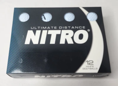 Pelotas de golf Nitro Ultimate Distance - blancas - paquete de 12 - nuevas/selladas  Foto 1 de 4