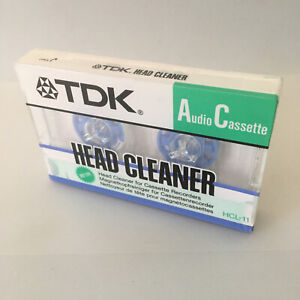TDK HCL-11 Audio Cassette Tape Head Cleaner Cleaning Dry Type BRAND NEW & SEALED