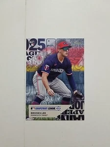 2025 Topps Series 1 - Training Grounds Brooks Lee #TG-19 Pink Foil (RC) - Bild 1 von 3