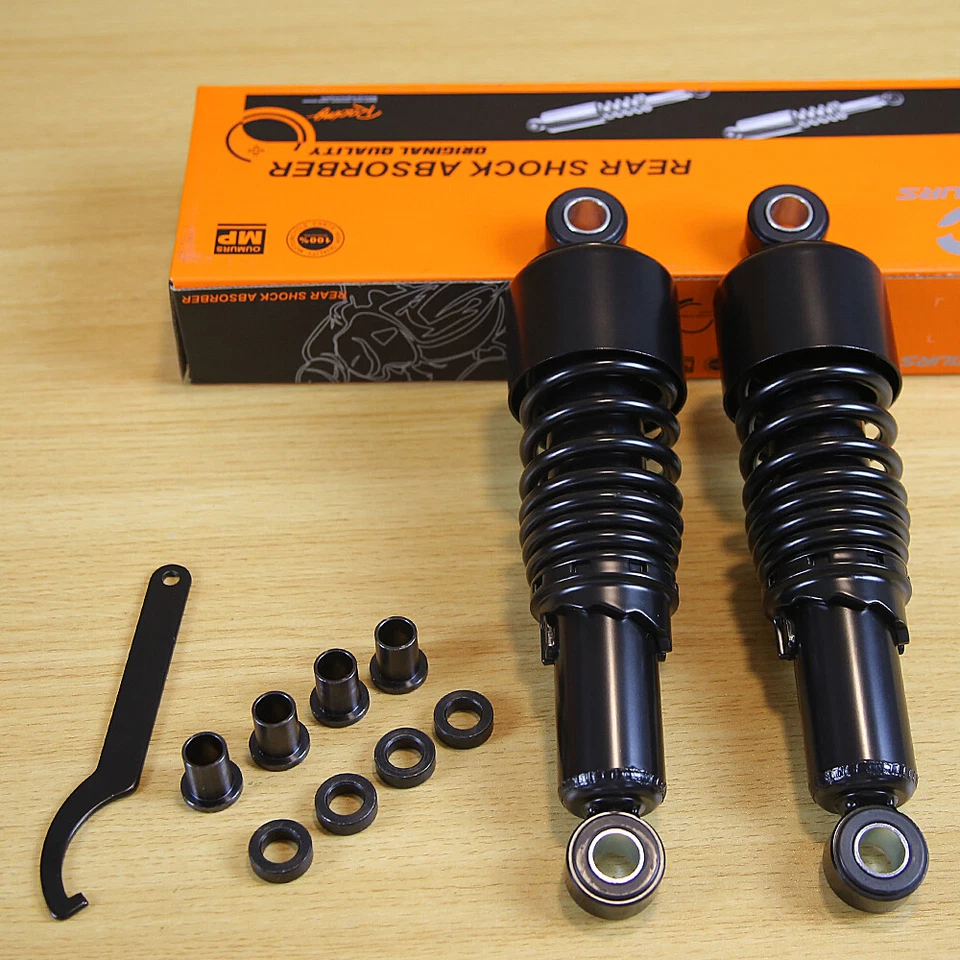 Pair 10.5" Shocks Absorber Suspension For Harley Touring Electra Glide Road King - Изображение 1 из 4