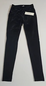 Calvin Klein Women’s Black Stretch Velvet Pull-On Legging Size XS, NWTs $59.50 - Picture 1 of 8