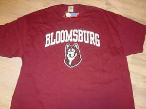 BU BLOOMSBURG University HUSKIES  T-Shirt NEW TAGS   sz...  LARGE - Picture 1 of 12