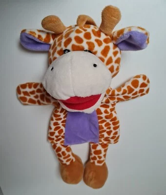 Stofftier Plüschtier Schmusetier Handpuppe Giraffe - Bild 1 von 2