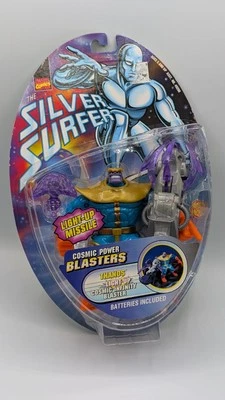 1997 Marvel Comics Thanos Silver Surfer Cosmic Power Blasters Action Figure New - Image 1 of 4