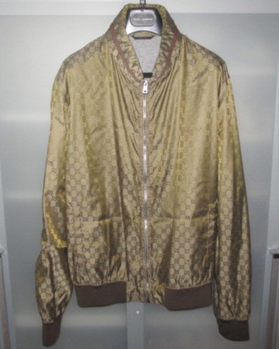 Giacca Gucci Nylon Modello All Over Oro Rara Ottima Usata Uomo Large