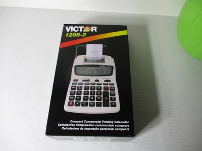 Victor 1208-2 Compact Commercial Printing Calculator- New in Box! - Image 1 of 4
