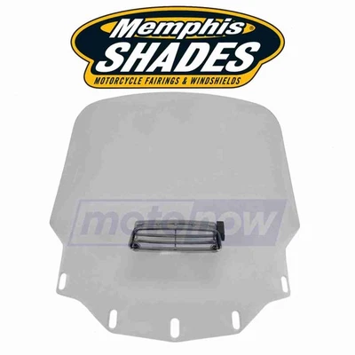 Memphis Shades Gold Wing Vented Windshield for 1988-1990 Honda GL1500 Gold nz Foto 1 de 4