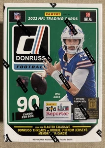 2022 Panini Donruss NFL Football Blaster Box 15 Packs 90 Total Cards NEU SEALED - Bild 1 von 3
