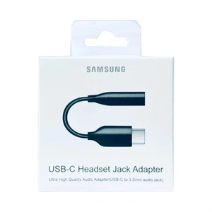 Samsung Original USB-C to 3.5mm Jack Audio Adapter To Headphone Black  - Picture 1 of 4