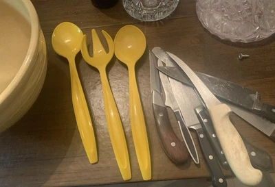 salad bowl utensils - Image 1 of 4