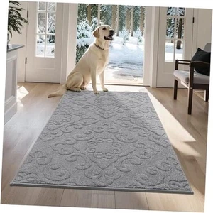 -Door-Mat-Non-Slip-Entryway-Rug 36”x60” Absorbent Welcome Mats Washable Dirt  - Picture 1 of 7