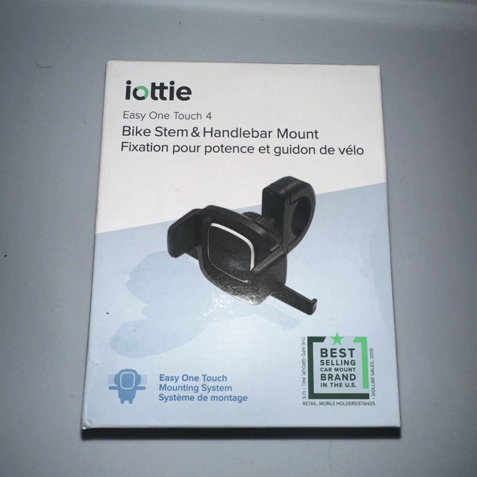 Montaje de vástago/manillar de bicicleta iOttie Easy One Touch 4 - negro Foto 1 de 2