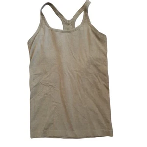 Lululemon grün gerippt BH Regal Racerback Tank Top Größe 8 GUC - Bild 1 von 4