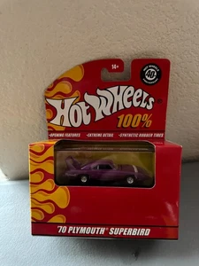 100 % Hot Wheels 40th Anniversary '70 Plymouth Superbird Purple P60 - Picture 1 of 1