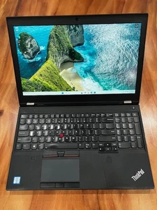 Lenovo ThinkPad P50 i7-6820HQ 16GB RAM 512GB SSD Windows 11 Pro NVIDIA - Picture 1 of 7