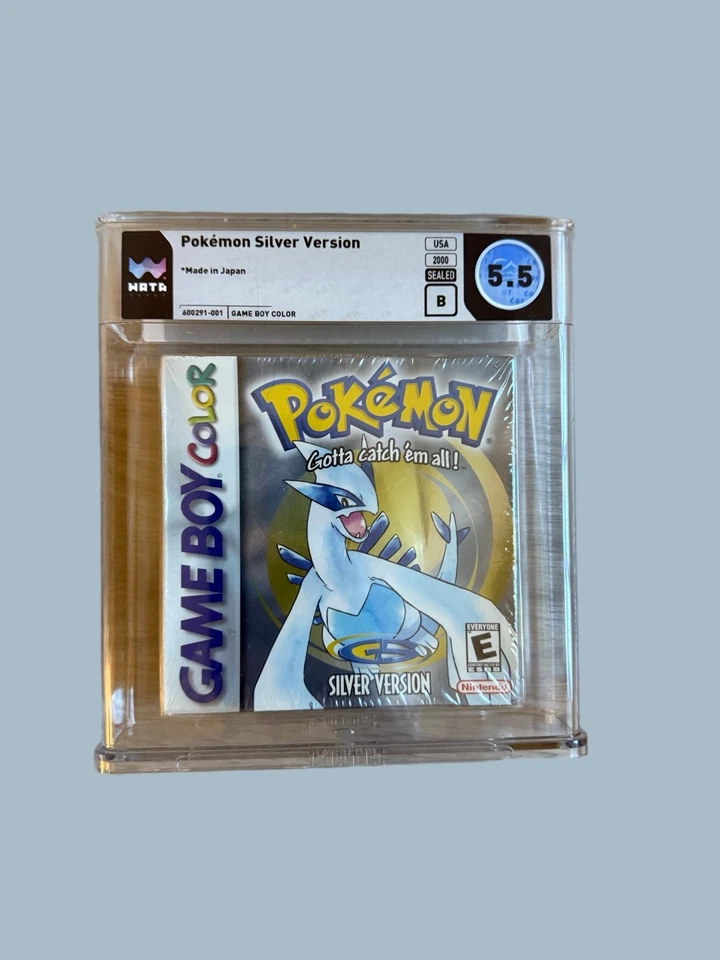Pokémon Silver Version (Nintendo Game Boy Color, 2000) Sealed And Graded 5.5 - Image 1 of 4