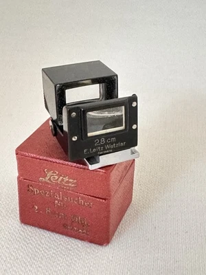 #30343- Leica Leitz SUOOQ viewfinder 2.8 cm viewfinder, finder, black paint - Image 1 of 4