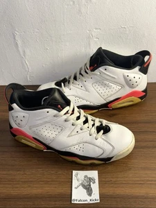 Nike Air Jordan 6 Low White Infrared 304401-123 Mens Size 9.5 Free Shipping - Picture 1 of 9