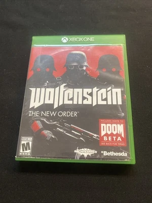 Wolfenstein: The New Order (Microsoft Xbox One, 2014) - Complete FREE SHIP - Image 1 of 3