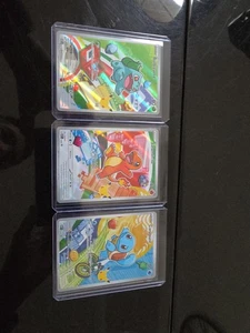 Lot 3 cartes promo Bulbizarre Salamèche Carapuce série 1 Premier Partenaire  - Photo 1/2