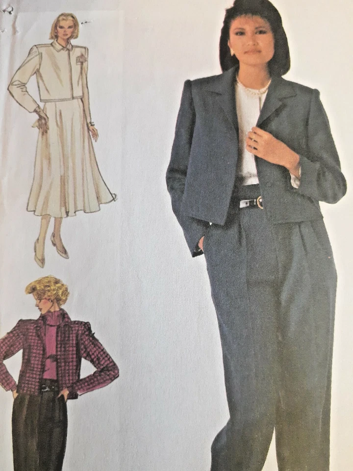 Simplicity 7182 Pants Skirt Blazer Jacket Sewing Pattern Ladies 6 8 UC Career - Image 1 of 4